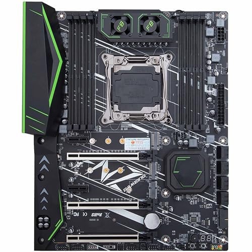 SIMPLETEK Placa Base ATX Socket LGA 2011 | Chipset C612 | Soporte 8 Ranuras RAM DDR4 hasta 256GB, 2 Ranuras M.2 2280 NVME, 4 Puertos USB 3.0, Interfaz SATA y PCI-E