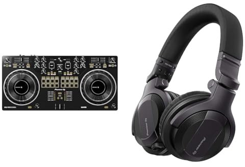 Pioneer DJ - DDJ-REV1 - Scratch-style 2-channel DJ controller for Serato & HDJ-CUE1, DJ Headphones