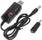 VBESTLIFE Powerbank-Routerkabel, HD-Digitalanzeige, USB-Powerbank-Router-Boost-Kabel, für Optisches Modem