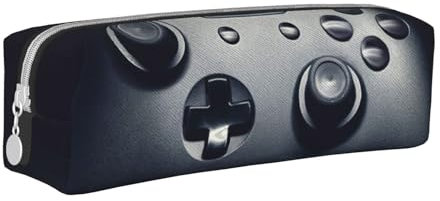 Aminnu Gaming Controller Pattern Pencil Case, Durable Pencil Case, Student Pencil Case, Zipper Pencil Case. Suitable for Schools and Offices, Unisex