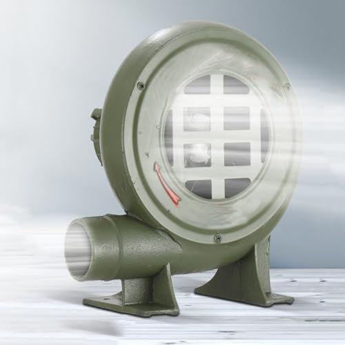 LXRHLIKG Soffiatore Elettrico per Uso Domestico, Soffiatore per Barbecue in Ghisa con Filo di Rame per Barbecue All'aperto, Soffietto per Fuoco, Campeggio(190mm/7in)