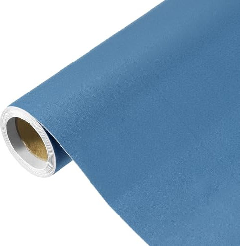 sourcing map 300 x 40cm Dark Blue Wallpaper, Peel and Stick Wallpaper, Dark Blue Contact Paper Solid Color Vinyl Self-Adhesive Wall Paper Decorative for Wall Covering