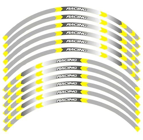 PPXDM Adesivi per Cerchioni Moto Strisce Riflettenti Impermeabili per D&ucati per Monster 1200SR 821 796 696 1000 900 S4R S(Style 3)