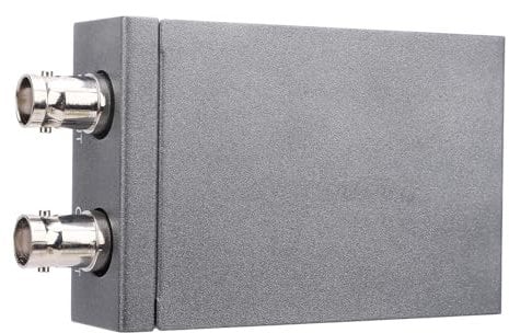 Tonysa 4K HD Multimedia Interface to AHD Converter 1080P to AHD Adapter 1 in 2 Out Coaxial Conversion Output Adapter for CCTV Camera System DVR NVR Video Recorder
