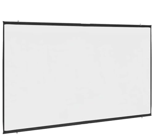 vidaXL Projektionsleinwand wandhängend 120 Zoll 16:9, Projektorbildschirm, manuelle Projektionsleinwand, Büro Präsentationsbildschirm
