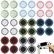 ZORTVUL 32 Pezzi Grip Gommini Joystick Cap,Tappi Pulsanti In Silicone Copertura Di Protezione,Game Controller Per Ps5/Ps4/Ps3 Accessori Cap Analogico