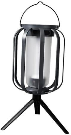 Baoblaze Solar angetriebene Laterne Gartenlampe Kerzenlichtdekoration mit Stand Haning Lampe Landschaft für Balkon außerhalb der Gehwege