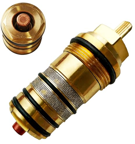 Cartuccia Termostatica 94282000 Per Hansgrohe, Unità Di Regolazione Della Temperatura Per Miscelatore Termostatico Doccia, Nucleo Valvola Termostato In Ottone, Ricambio Compatibile