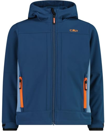 CMP Kinder Softshell Hoodie Jacke, midnight, 164