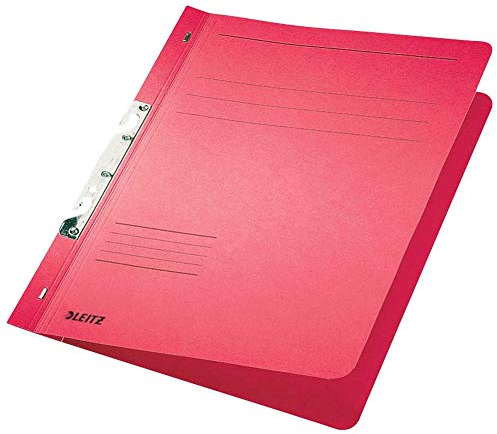 Leitz 3746-00-25 Einhakhefter, DIN A4, Manilakarton, rot