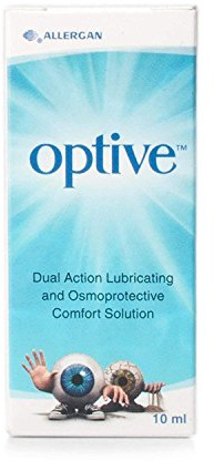 OPTIVE Lubricant Eye Drops (Glycerin & Sodium CARBOXYMETHYLCELLULOSE), 10ml (Pack of 1)