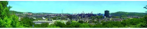 FALLER FA180510 - Modellhintergrund Industriegebiet, Weiß