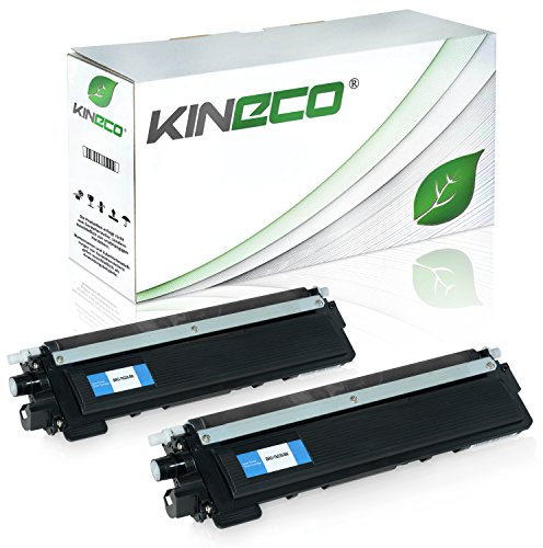 Kineco 2 Toner kompatibel für Brother TN-230 für Brother DCP-9010CN, HL-3040, HL-3045, HL-3070, MFC-9120CN, MFC-9320CW - TN-230BK - Schwarz je 2.200 Seiten