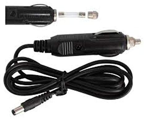 Omegon Câble Cordon (3m) pour Prise Allume-Cigare de voitureavec Batterie de 12V 3A