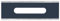 Personna 61-0023 Heavy Duty Blue 100 Slotted Square Corner Double Edge Carpet Blades