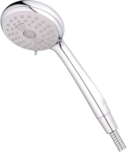 Schläfer | 819000 - Großer G 1/2 Zoll Brauseknopf Ø 100 mm, Brausekopf 3 Strahlarten, Stuttgart Universal Handbrause, 3 Multi-Jet, Duschkopf Massage, Zerstäuber Duschtelefon, Universalbrause