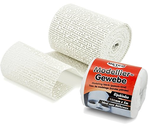 Gipsbinden zum Basteln - Modelliergewebe 100mm x 5m