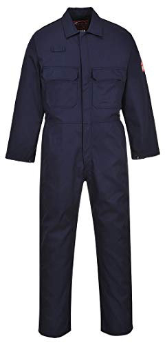 Portwest Flammhemmender Bizweld™ Overall , Größe: M, Farbe: Marine Tall, BIZ1NATM
