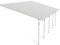 Canopia by Palram Terrassenüberdachung Alu Feria 4X7.87 Polycarbonat Hohlkammerplatten Pergola 787 x 385 cm Weiss zur Überdachung ihrer Terrasse