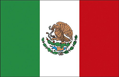 Fan-O-Menal Bandera giratoria – México – Tamaño aprox. 40 x 30 cm – 77107 – Bandera de StockländerFahne