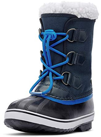 Sorel KIDS YOOT PAC NYLON WATERPROOF Schneestiefel für Unisex Kinder, Blau (Collegiate Navy x Super Blue) - Youth, 36 EU