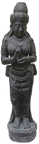 STONE art & more Dewi Chakra, Göttin, stehend, 150 cm, Steinfigur, Steinguss, frostfest