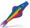 Madrona Brands Regenbogen-Forellenfisch-Windsack, langlebige Outdoor-Winddekoration, für Docks, Boote, Höfe, 101,6 cm