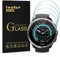 ivoler Pack de 4 Protection d’écran en Verre Trempé pour Fossil Gen 6 2021 42mm / 44mm / Fossil Gen 5 Julianna HR/Fossil Gen 5 Carlyle HR/Garmin Fenix 5S Plus 42mm / Garmin Vivomove Luxe 42mm