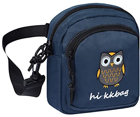 Umhängetasche Damen Gürteltasche Herren Handytasche Eule Muster Hüfttasche Nylon Schultertasche Verstellbar Brusttasche Freizeit Brieftasche Abnehmbar Daypack Outdoor Bauchtasche Reise