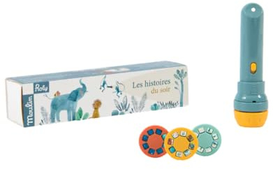 Moulin Roty LINTERNA PROYECTOR DE HISTORIAS BAOBAB