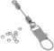 SF Leichte Tippet Ringe Fliegenfischer Schnur Tippet Leaders 2,5mm 40LB 10/Pack