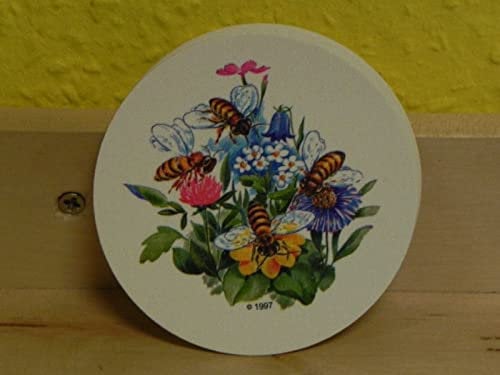 2 x 120 Deckeleinlagen -f. neutrale Honig-Gläser-500g, 80,2mm D.-Blume- (6,7ct/St) Honigglas Einlagen