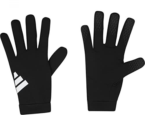 adidas Unisex Goalkeeper Gloves (W/O Fingerspitz) Tiro Gl LGE FP, Black/White/Black, HN5609, Size 7