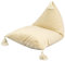 Velinda Kindersitzsack Kinder-Pouf Sitzkissen Bodenkissen Liege Beanbag Sitzsack Hocker (Farbe: cappuccinofarben)