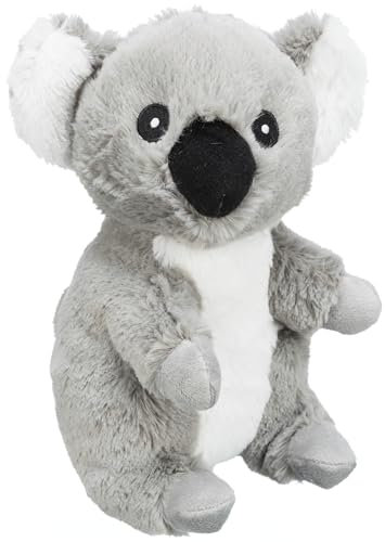 TRIXIE Koala Hundespielzeug Be Eco Elly aus recyceltem Plüsch - umweltfreundliches Stofftier für nachhaltiges Spielen - weicher Plüschkoala in grau, 21cm - Kuscheltier aus Recycling-Material - 34880