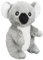 TRIXIE Koala Hundespielzeug Be Eco Elly aus recyceltem Plüsch - umweltfreundliches Stofftier für nachhaltiges Spielen - weicher Plüschkoala in grau, 21cm - Kuscheltier aus Recycling-Material - 34880
