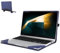 Laptop Sleeve for Samsung Galaxy Book2 Pro/2 Pro 360 / Galaxy Book3 360 /Galaxy Book 4 360/15.6 950QCG-X01/X03, Two Piece Detachable Cover with Stand (Blue)