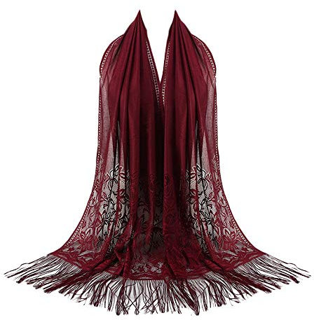 TianWlio Damen Schal Seidenschal Bedruckter Damenschal Schal Baumwolle Fransen Mode Schal Weicher Strand Damen Handtuch bedruckter Schal