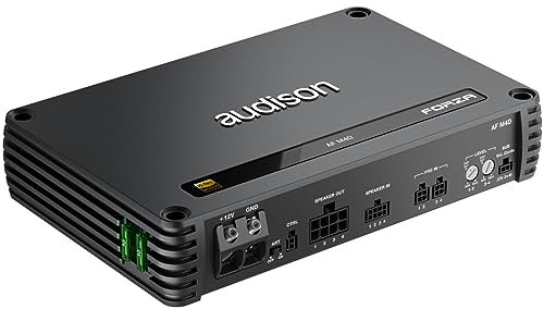 Audison AF M4D – Amplificatore auto 4 canali in Classe D 260W RMS @ 2 Ohm per impianti high power full range