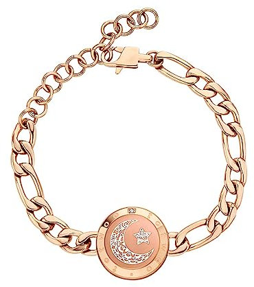 TOTWOO Braccialetto di Coppia per Lui e Lei - Bracciale per Coppie Vibrazione a Lunga Distanza - Regalo Romantico, Impermeabile, Regolabile e Durevole - Ideale per Fidanzati e Amicizia