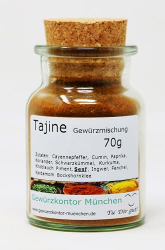 Tajine Gewürzmischung 70g im Glas Gewürzkontor München