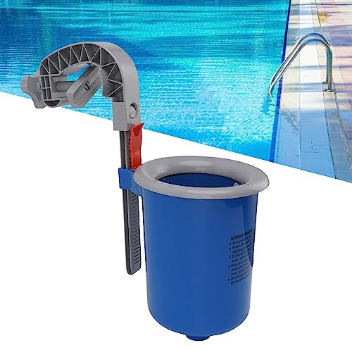 Topyond Blauer Oberirdischer Pool-Oberflächenskimmer Zur Wandmontage – Automatischer Skimmer Zur Poolreinigung – Hält Die Pooloberfläche Sauber Und Frei von Schmutz