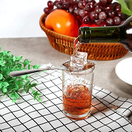 Absinthe Spoons Absinthe Set Wormwood Spoon, 1pc 304 Stainless Steel Unique Design Cocktail Bar Glass Cup Drinking Filter Wormwood Spoon (Leaf Absinth Spoon)