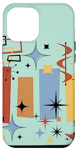 Hülle für iPhone 14 Pro Max Retro Mid Century Modern MCM Vibe Ästhetische Kitsch Kunst