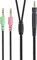 GSP 600 Replaceable Audio PC Cable GSP 600 Audio Cable Auxiliary Cable is Compatible for Sennheiser Game ONE/Game Zero/GSP 600 / GSP 350 / GSP 500 / Gaming Headphones(PC/Version)