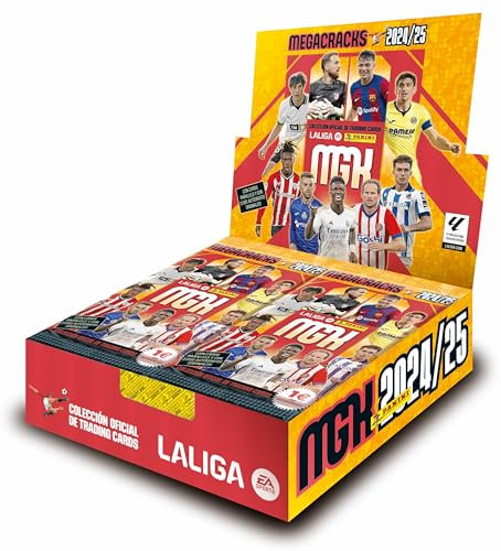 Megacaracks 2024-2025 Panini 004988box24e Box mit 24 Gacracks 2024-2025, Mehrfarbig