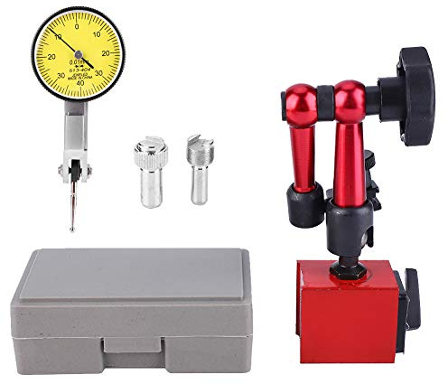 Hebelmessuhr mit Magnethalter 0-0.8mm,Präzisions-Messuhr 0.01mm Genauigkeit