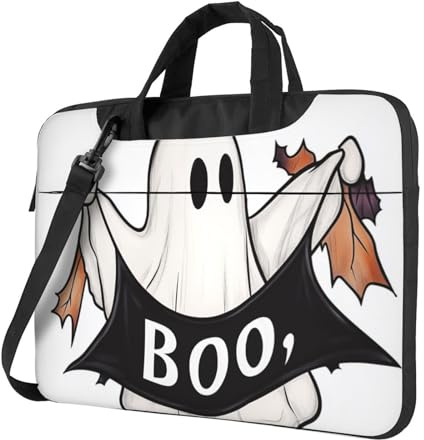 Laptoptasche mit niedlichem Geist und Banner, 39,6 cm (15,6 Zoll), gepolsterte Hülle für Damen und Herren