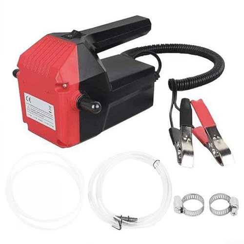 Pompa elettrica per cambio olio, pompa elettrica portatile da 12 V per motore diesel e olio riscaldante, valvola di bypass con filtro integrato per barche