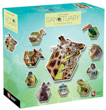 Sanctuary Brettspiel für 1-5 Spieler, ab 12 Jahren, von Feuerland, Kennerspiel, 30 x 6,5 cm, ohne Batterien
